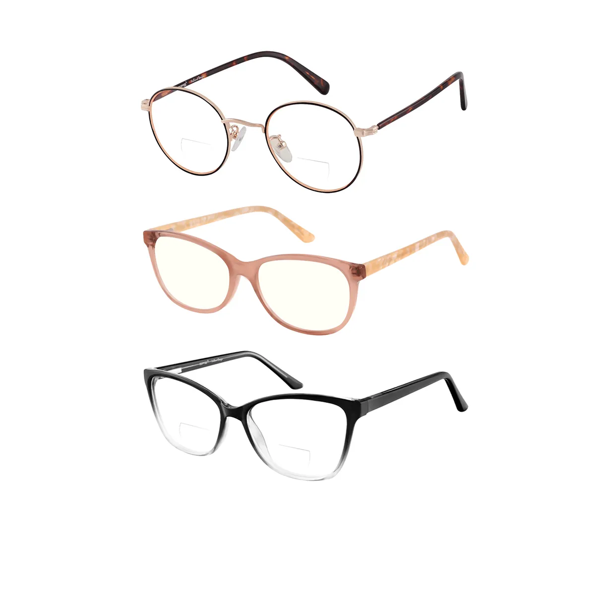 Classic Cat-eye Multicolor Reading Glasses for Women